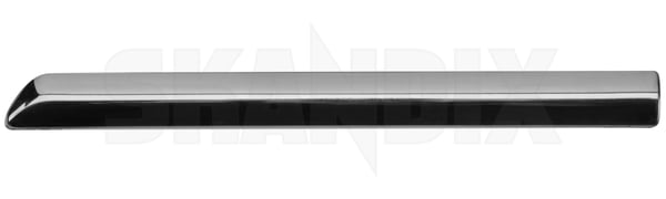 Trim moulding, Fender lower front right 1202394 (1107479) - Volvo 200 - Keywords: molding moulding trim moulding fender lower front right wing Own-label 264dl for front lower model new nos nos old right stock