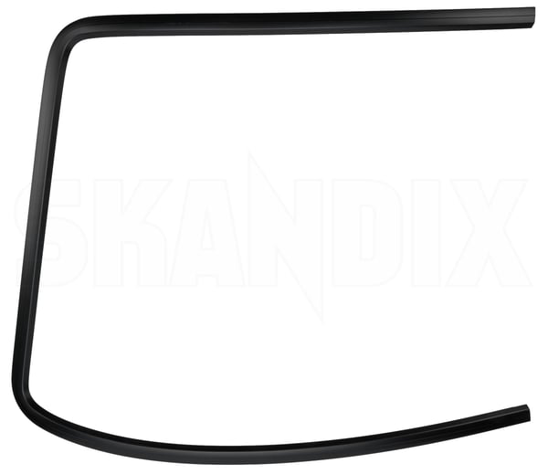 Trim moulding, Glas Windscreen right black 1312719 (1107520) - Volvo 200 - Keywords: trim moulding glas windscreen right black window scraper Genuine black new nos nos old right stock windscreen