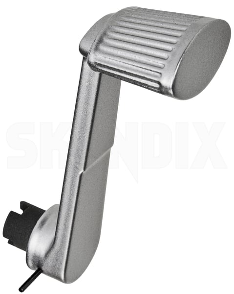 Door handle inner fits left and right silver painted 664558 (1107587) - Volvo P1800 - Keywords: 1800e door handle inner fits left and right silver painted door opener lever opener p1800e unlocking skandix SKANDIX and fits inner left material painted pin plastic retaining right silver synthetic with
