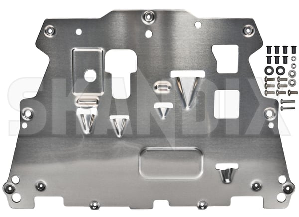 Engine Skid plate Aluminium 32289658 (1107696) - Volvo Polestar 1, S60 (2019-), S60, V60, V60 CC (2019-), S90, V90 (2017-), V60 (2019-), V90 CC, XC60 (2018-), XC90 (2016-) - ОЕ-Numbers: 31399006, 32207835 - Keywords: covers engine skid plate aluminium oil pans protection protective plates shielding Own-label 5 5mm addon add on aluminium material mm with