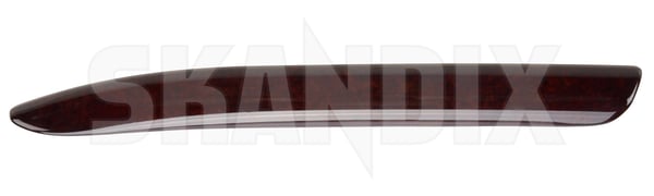 Zierleiste, Türverkleidung vorne rechts walnuss rot 30612193 (1107883) - Volvo S40, V40 (-2004) - Keywords: s40 tuerverkleidungszierleisten v40 zierleiste tuerverkleidung vorne rechts walnuss rot zierleisten Original rechter rechts rot vorderer vorne walnuss