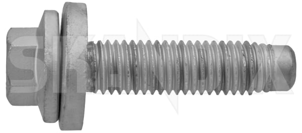 Bolt, Control arm mounting 30746656 (1107931) - Volvo S60 (2019-), S90 (2017-), V60 (2019-), V60 CC (2019-), V90 (2017-), V90 CC, XC60 (2018-), XC90 (2016-) - Keywords: ball joint bolt control arm mounting cross brace exzenterschrauben handlebars strive strut track rod wishbone Genuine axle rear