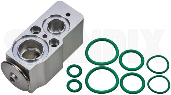 Expansion valve, Air conditioner 32260834 (1107964) - Volvo S60, V60, V60 CC (2019-), S90 (2017-), V60, V60 CC (2019-), V90 (2017-), V90 CC, XC60 (2018-), XC90 (2016-) - ОЕ-Numbers: 31404338 - Keywords: acc ecc expansion valve air conditioner Own-label eb01