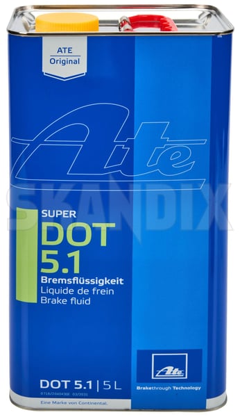 Brake fluid 5,0 l DOT 5.1 (1107998) - universal - Keywords: brake fluid 5 0 l dot 5 1 brake fluid 50 l dot 51 Own-label 5,0 50 5 0 5,0 50l 5 0l 51 51 5 1 canister dot l
