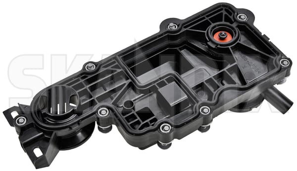 Oil trap, Crankcase breather 31480754 (1108060) - Volvo S60, V60, V60 CC (2019-), S90, V90 (2017-), V90 CC, XC40/EX40, XC60 (2018-), XC90 (2016-) - Keywords: oil trap crankcase breather pcv Own-label gasketseal gasket seal without