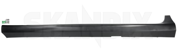Side Skirt left 39790397 (1108446) - Volvo S60, V60 (2019-) - Keywords: side skirt left trim moulding sill plate trim moulding sill plate Own-label be clips left nuts painted sealing strip to with