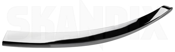Trim moulding, Bumper rear right chromed 31663543 (1108494) - Volvo XC90 (2016-) - Keywords: molding moulding skirts trim moulding bumper rear right chromed Own-label chromed rear right tq02
