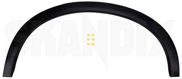Fender attachment rear right 39849975 (1108593) - Volvo XC90 (2016-) - ОЕ-Numbers: 39830740, 39843729 - Keywords: broadening butt edge fender attachment rear right fender flares mudguard molding mudguards trims wheel arch edges wheel arch trims wheel rails wheel trims wheelarch Own-label primed rear right uf03