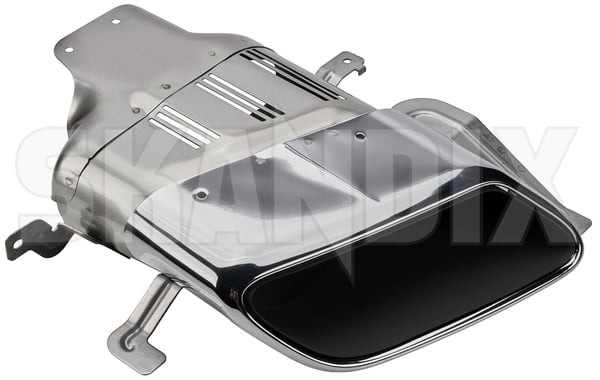 Endrohrblende rechts 31383309 (1108649) - Volvo S90 (2017-), V90 (2017-), V90 CC - Keywords: auspuffblenden auspuffendrohrblenden auspuffendrohrverkleidung auspuffrohrblenden blenden endrohrblende rechts endrohrverkleidung rohrverkleidung zierblenden zierteil Original rechte rechter rechts rechtsseitig seite