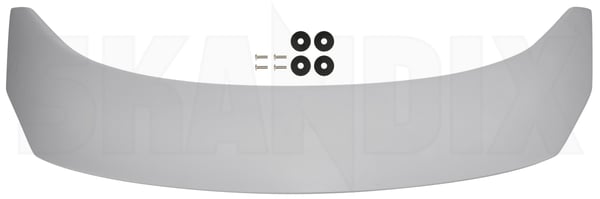 Spoiler für Heckklappe 39986953 (1109109) - Volvo V50 - ОЕ-Nummern: 39983618, 39983634 - Keywords: spoiler fuer heckklappe v50 Hausmarke anbaumaterial anbausatz anbauteilen brueckenspoiler einbaumaterial einbauteilen eintragungspflichtig fuer grundiert grundierter grundierung heckklappe heckklappenspoiler heckspoiler mit montagematerial montagesatz montageteilen verschrauben zum