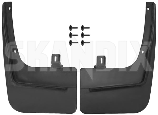 Schmutzfänger vorne Satz 3468949 (1109137) - Volvo 400 - ОЕ-Nummern: 3436675 - Keywords: 440 460 drecklappen lappensatz schmutzfaenger vorne satz schmutzfaengersatz spritzschutz spritzschutzsatz Original altem aus lagerbestand new nos nos old originalzubehoer satz set stock vorderer vorne