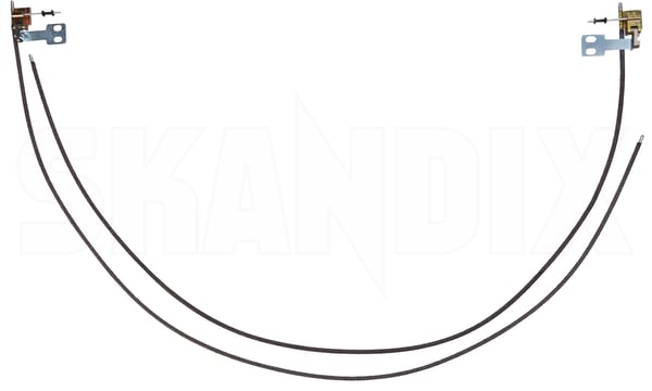 Cable Sunroof Kit for both sides (1109148) - Volvo 200 - Keywords: activity cable sliding roof pull cable sunroof kit for both sides sun canopy Own-label both drivers for kit left passengers right side sides