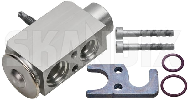 Expansion valve, Air conditioner 31369447 (1109168) - Volvo V40 (2013-), V40 CC - Keywords: acc ecc expansion valve air conditioner Genuine e402