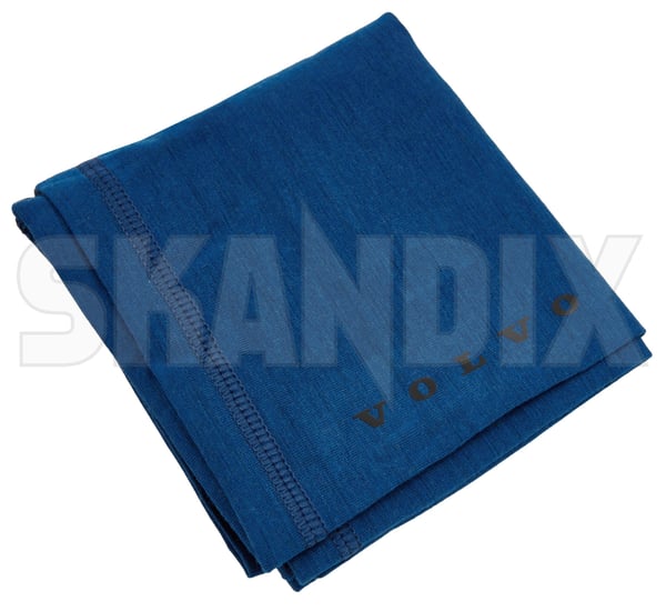 Bandana blue VOLVO  (1109297) - Volvo universal - Keywords: bandana blue volvo cloth towels headgears headscarf headscarves neck coverings scarves Genuine blue merino uni unifit volvo wool