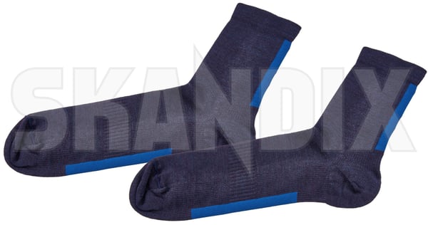 Socks blue 43-45 (1109298) - Volvo universal - Keywords: socks blue 43 45 socks blue 4345 Genuine 1 43 45 4345 43 45 blue consisting kit merino of pair volvo wool