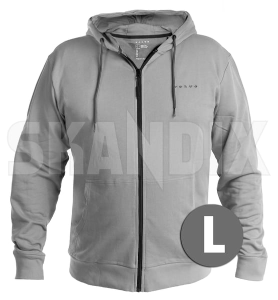 Jacke Hoodie hellgrau VOLVO L (1109303) - Volvo universal - Keywords: fliesjacken jacke hoodie hellgrau volvo l jacken jackett mantel sakko sweatjacke vliesjacken wams winterjacken zipjacken zip jacken Original bedruckt biobaumwolle bio baumwolle hellgrau hoodie kapuzenjacken l pullis pullover schlupfjacken sweater volvo