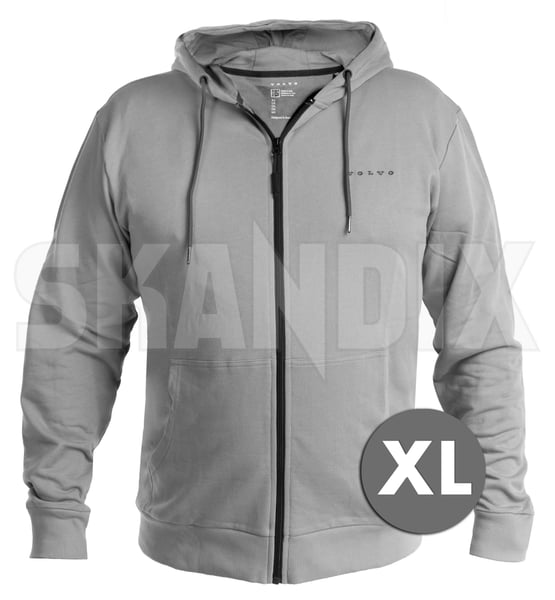 Jacket Hoodie light grey VOLVO XL (1109304) - Volvo universal - Keywords: coats jacket hoodie light grey volvo xl jackets Genuine cotton grey hooded hoodie imprint jackets light organic pullover slip sweaters volvo with xl