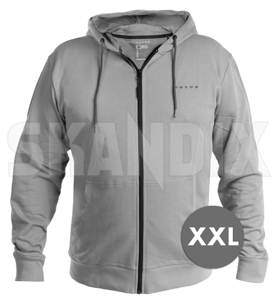 Jacket Hoodie light grey VOLVO XXL (1109305) - Volvo universal - Keywords: coats jacket hoodie light grey volvo xxl jackets Genuine cotton grey hooded hoodie imprint jackets light organic pullover slip sweaters volvo with xxl