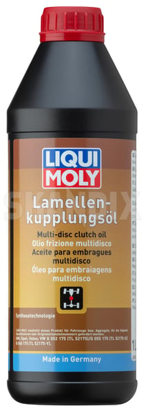 Getriebeöl AOC-Kupplung 1 l 31367940 (1109351) - Volvo S40, V50 (2004-), S60 (-2009), S60 CC (-2018), S60, V60 (2011-2018), S80 (2007-), S80 (-2006), S90, V90 (2017-), V40 (2013-), V40 CC, V60 CC (2019-), V60 CC (-2018), V70 P26, XC70 (2001-2007), V70, XC70 (2008-), V90 CC, XC40/EX40, XC60 (2018-), XC60 (-2017), XC90 (2016-), XC90 (-2014) - ОЕ-Nummern: 1161641, 30759648, 31325136, 9487308 - Keywords: cc cross country getriebeoel getriebeoel aoc kupplung 1 l getriebeoel aockupplung 1 l oel p26 s40 s60 s80 v40 v50 v70 v70xc xc xc60 xc70 xc90 liqui moly Liqui Moly 1 1l active activeondemand allrad allradkupplung aoc aockupplung aoc kupplung awd awdkupplung demand europa flasche haldexkupplung kupplung l on pulle xwd