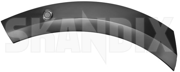 Fender attachment front left front Section 39848469 (1109636) - Volvo XC60 (2018-) - Keywords: broadening butt edge fender attachment front left front section fender flares mudguard molding mudguards trims wheel arch edges wheel arch trims wheel rails wheel trims wheelarch Genuine additional front info info  left note please section