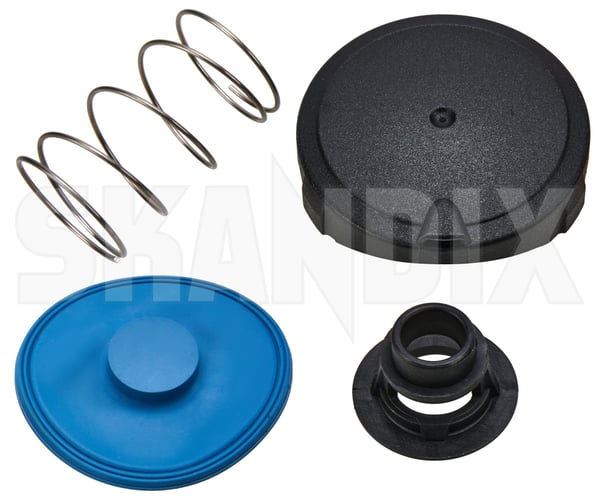Diaphragm, Valve crankcase breather Repair kit  (1109671) - Volvo Polestar 1, S60 CC, V60 CC (-2018), S60, V60 (2011-2018), S80 (2007-), S90, V90 (2017-), V40 (2013-), V40 CC, V40 Cross Country, V60 CC (2019-), V70 (2008-), V90 CC, XC40/EX40, XC60 (2018-), XC60 (-2017), XC90 (2016-) - Keywords: diaphragm valve crankcase breather repair kit membrane pcv rubberdisc Own-label kit repair repairkit repairset set