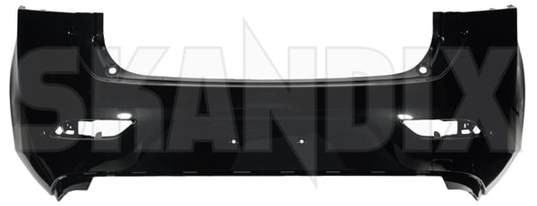 Bumper cover rear painted onyx black metallic 39831357 (1109912) - Volvo V40 (2013-) - Keywords: bumper cover rear painted onyx black metallic rear bumper skirts Genuine 717 black metallic onyx painted rear vp02 vp03 vp05