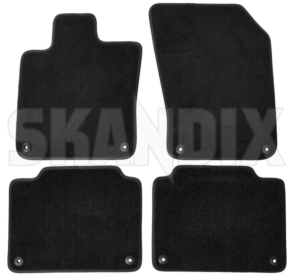 Fußmattensatz Textil charcoal 32216186 (1110321) - Volvo S90 (2017-), V90 (2017-), V90 CC - ОЕ-Nummern: 31463903, 32216185, 39835050, 39835052 - Keywords: fussmattensatz fussmattensatz textil charcoal fussraummatten innenraummatte matte mattensaetze mattensatz teppichsaetze teppichsatz Original charcoal fuer holzkohlefarbener inscription lhd linkslenker modell originalzubehoer rdesign r design stoff textil vlies