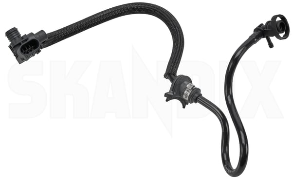 Vacuum hose, Brake booster 31340070 (1110817) - Volvo S60, V60, S60 CC, V60 CC (2011-2018), S80 (2007-), V70 (2008-), XC60 (-2017), XC70 (2008-) - Keywords: brakes servos negative pressure rubber hoses vacuum hose brake booster Genuine drive for hand left lefthand left hand lefthanddrive lhd vehicles