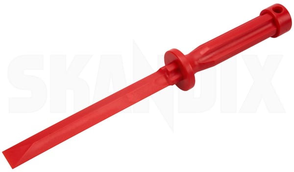 Scraper Flexible for Adhesive wheel weights  (1111872) - universal  - Keywords: blades putty knife scraper flexible for adhesive wheel weights spackle knife spatula stiffblade knives stiff blade knives Own-label 19 19mm adhesive flexible for knife material mm plastic red remover synthetic weight weights wheel