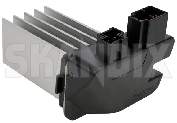 Resistor, Interior blower examined used part 9166694 (1112287) - Volvo C70 (-2005), S70, V70 (-2000), V70 XC (-2000) - Keywords: preresistor pre resistor resistor interior blower examined used part series resistance Genuine automatic climate control examined for part used vehicles with