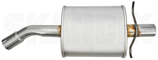 Rear Silencer 31372156 (1112446) - Volvo 850, C70 (-2005), S70, V70 (-2000) - ОЕ-Numbers: 6842867, 9142516, 9470338 - Keywords: end silencer muffler mufler rear silencer Own-label additional awd clamp info info note pipe please tailpipe without