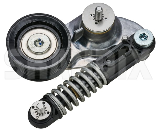 Belt tensioner, V-ribbed belt 31339795 (1112672) - Volvo S60 (2011-2018), S80 (2007-), V60 (2011-2018), V70 (2008-), XC60 (-2017) - Keywords: belt tensioner v ribbed belt belt tensioner vribbed belt Own-label