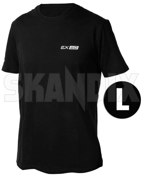 T-Shirt VOLVO EX60 L 32251940 (1112700) - Volvo universal - Keywords: t shirt volvo ex60 l tshirt volvo ex60 l Genuine black cotton ex60 imprint l organic volvo with