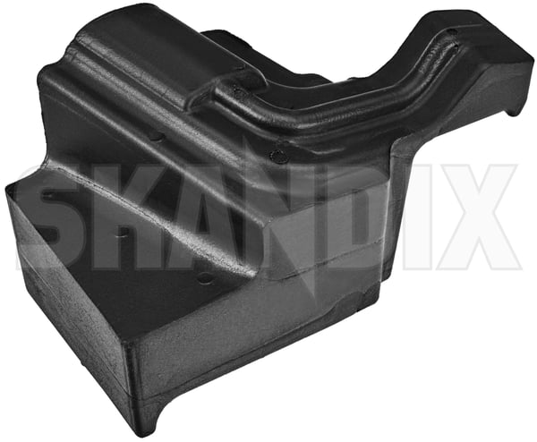 Windshield cowl panel left End 32244402 (1112834) - Volvo XC60 (2018-) - Keywords: drainage channels water drainage windscreen scuttle covers windshield cowl panel left end wiper mechanism covers Genuine end left