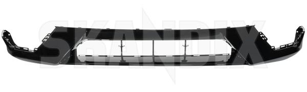Spoiler for Bumper front lower 39843462 (1112888) - Volvo S90, V90 (2017-) - Keywords: spoiler for bumper front lower Genuine 717 black bumper for front lower metallic model onyx painted rdesign r design
