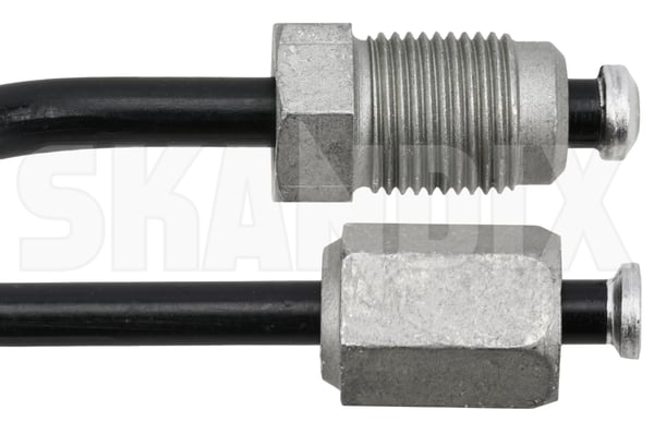 Brake line Front axle 4906178 (1112940) - Saab 9-5 (-2010) - Keywords: brake line front axle Genuine Hedin Saab Parts abs axle brake front hose hydraulic left unit