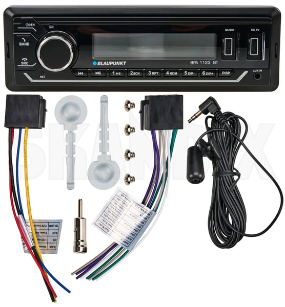 Radio BPA 1123BT (1112963) - universal - Keywords: autoanlagen autoradios musikanlagen radio bpa 1123bt radiogeraete radios blaupunkt Blaupunkt 1123bt beachten bitte bpa die externem mikrofon mit sie zusatzinfos zusatzinfos