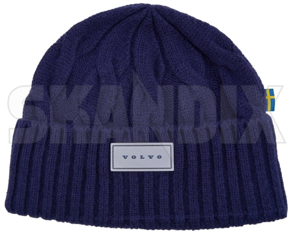 Winter hat VOLVO (1113078) - Volvo universal - Keywords: beanies caps winter hat volvo Genuine blue merino uni unifit volvo wool
