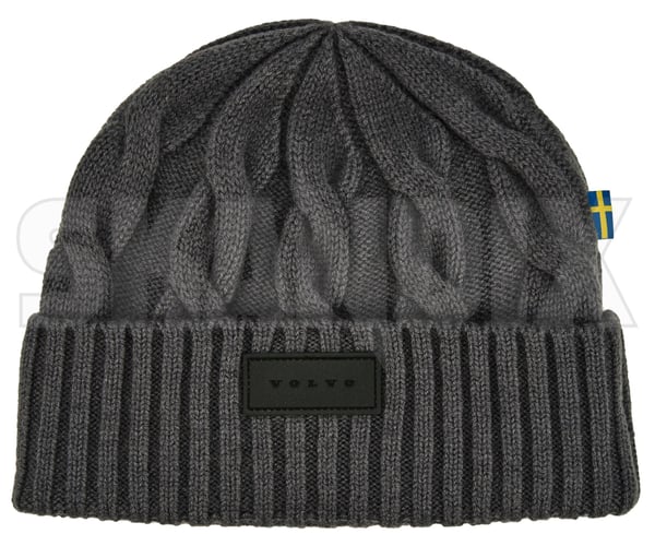 Winter hat VOLVO (1113079) - Volvo universal - Keywords: beanies caps winter hat volvo Genuine grey merino uni unifit volvo wool
