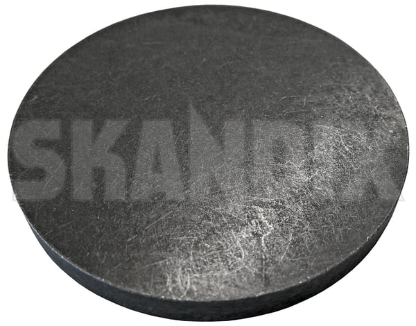 Adjusting disc, Valve clearance 3,00 mm 1257810 (1113350) - Volvo 200, 700, 900 - Keywords: adjusting disc valve clearance 3 00 mm adjusting disc valve clearance 300 mm Genuine 3,00 300 3 00 3,00 300mm 3 00mm mm